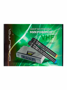 Микрофон караоке беспроводной набор 2шт Орбита OT-ERM12